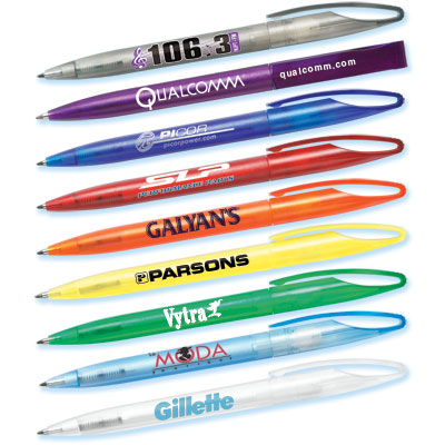 custom printed pens, advertising pens and promotional pens