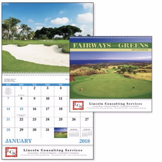 7029 - Golf wall calendars