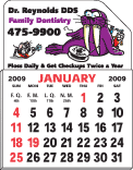 No. 7116 Magnetic Calendar Pad