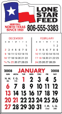 No. 7121 Magnetic Calendar Pad