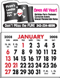 No. 7122 Magnetic Calendar Pad