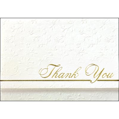 Blank thank you cards - wedding thank you card