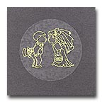 Kissing Kids wedding seals