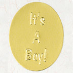 Its a boy envelope seal