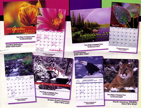 imprinted advertising wall calendars