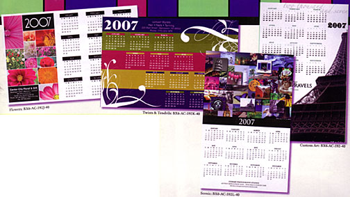 custom imprinted poster calendar
