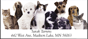 address labels on sheets