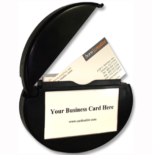 Business card caddie