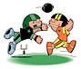 Football address labels
