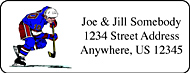 Personalized hockey address labels