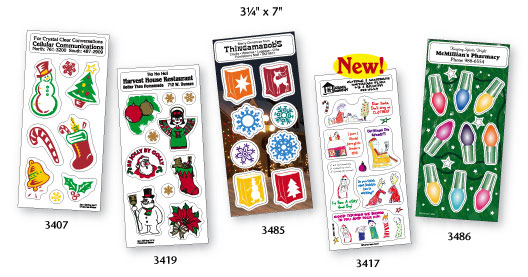 christmas stickers 1