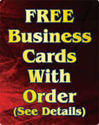 Custom Labels and Business Card Specials