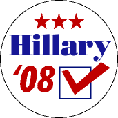 Hillary election stickers and labels