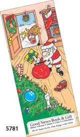christmas stickers and gift tags