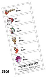 xmas sticker sheets