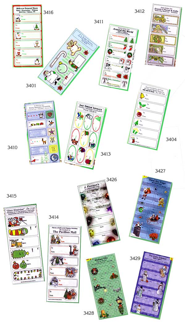 christmas stickers