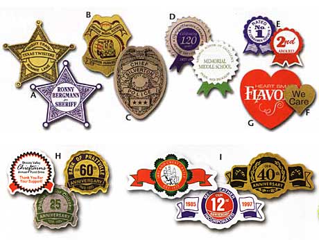 Special event labels from Elite Design