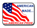 American Made with American Pride Label