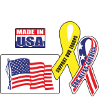 patriotic flag stickers and decals
