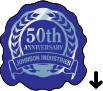 anniversary custom foil stamp labels