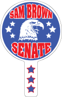 political rally fans