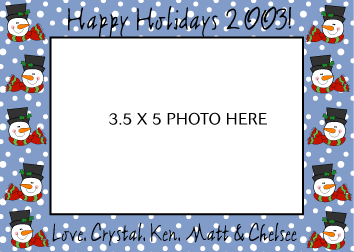 Holiday photo greeting cards