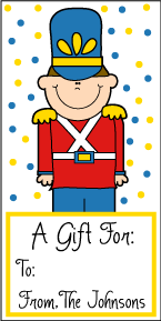 Christmas gift tags, holiday gift tags and custom gift tags for Christmas