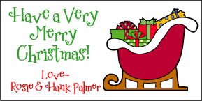 Christmas gift tags, holiday gift tags and custom gift tags for Christmas