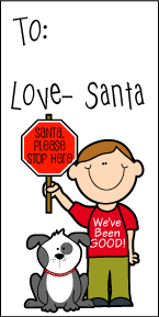 Christmas gift tags, holiday gift tags and custom gift tags for Christmas