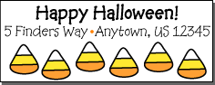 Halloween address labels