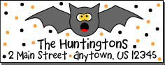Halloween address labels