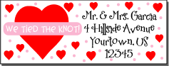 wedding address labels