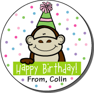 birthday stickers personalized