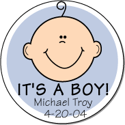 New baby address labels - its a boy baby address labels and stickers.