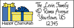 Chanukah Return Address Labels