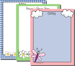 Personalized Note Pads