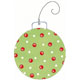 christmas address labels ornament