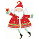 christmas address labels santa claus