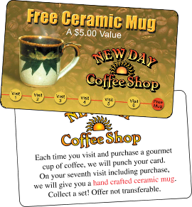 Full color loyalty cards