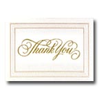 Thank you note cards
