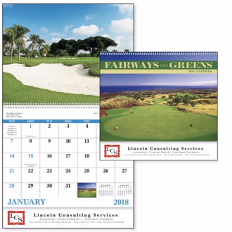 7029 - Golf wall calendars