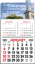No. 7217 Adhesive Calendar Pad