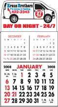 No. 7225 Adhesive Calendar Pad