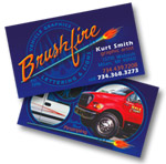 full color business cards