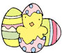 Easter Chick address labels