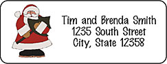CHristmas address labels
