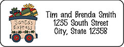 CHristmas address labels