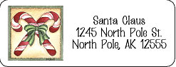 christmas address labels