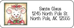 christmas return address labels