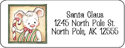 christmas return address labels